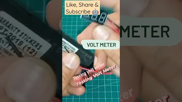 Testing The Volt Meter On Different Type of Batteries 🤖🧰. Subscribe The Channel For More videos. смотреть онлайн