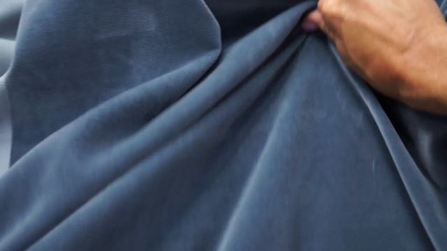 Бархат хлопок серо-синий VE50757 смотреть онлайн