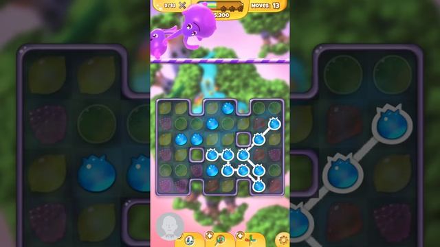 Gummy Blast Level 79 *3 stars* No boosters смотреть онлайн