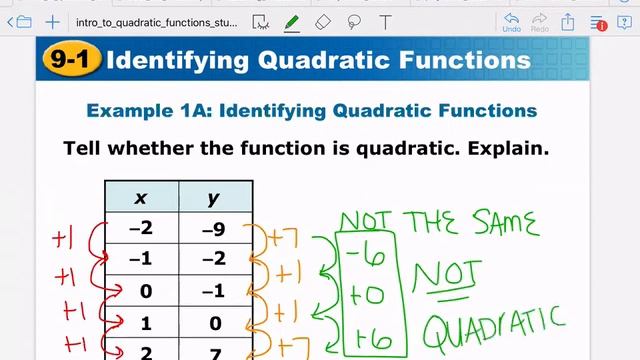 Identifying Quadratic Functions смотреть онлайн