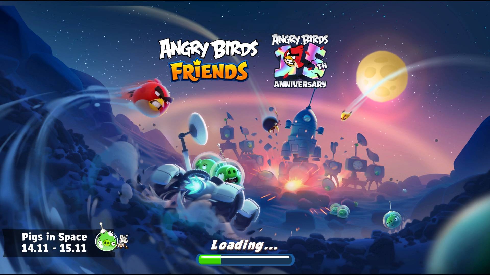 Angry Birds Friends. Pigs in Space 5. 3 stars. Прохождение от SAFa смотреть онлайн