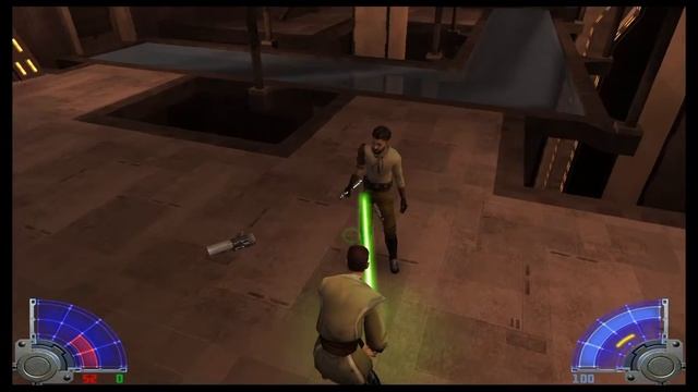 Jedi Academy, the infinit spinning light saber, bug смотреть онлайн