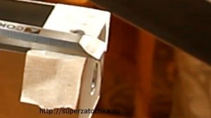 Правильная и быстрая заточка стамески на точилке Строгова. How to properly sharpen the chisel.