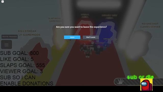🔴 SLAP BATTLES LIVE 🔴 PLAYING SLAP BATTLES UNTIL I REACH THE FLEX (Roblox)