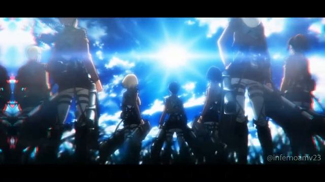 「AMV」Attack On Titans - Humble смотреть онлайн