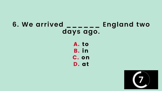 English Quizzes PH - Quiz #3 (Grammar) смотреть онлайн