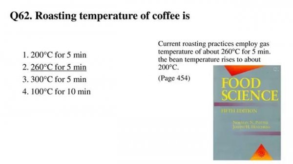 Memory based ASRB Food Technology 2021 Answer Key with details