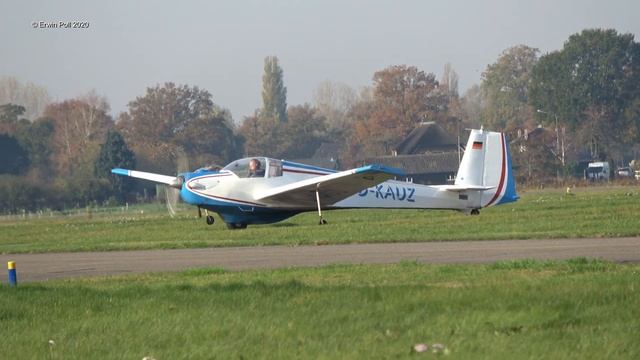 Scheibe SF-25C Falke D-KAUZ Teuge Airport 8 Nov 2020 смотреть онлайн