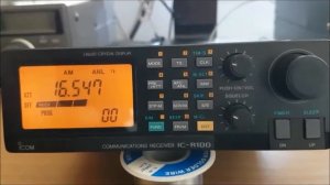 Icom IC-R100 SSB modification test