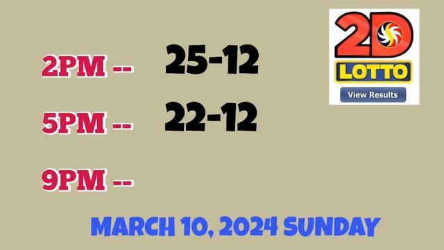 Lotto Result Today 5pm March 10, 2024 Swertres Ez2 PCSO#lotto смотреть онлайн