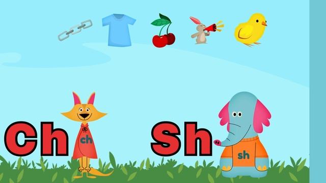 Digraphs Ch & Sh - Digraphs for kids - sounds Ch & Sh смотреть онлайн