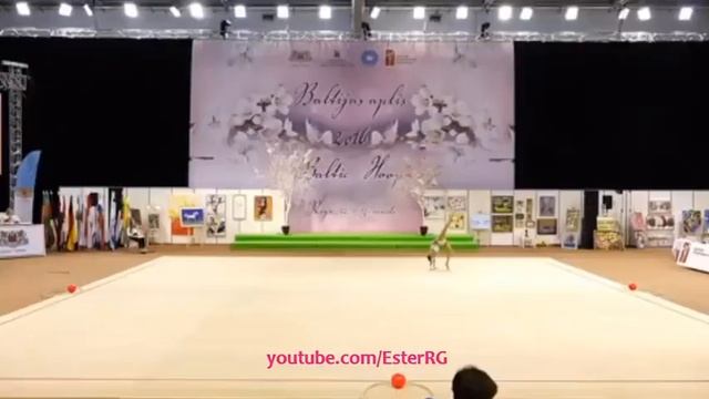 Ekaterina Selezneva Ball EF - Baltic Hoop 2016 смотреть онлайн