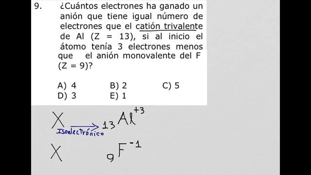 Como calcular la cantidad de electrones en un catión, anion смотреть онлайн