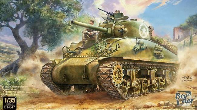 Распаковка Border Model 1 35 BT-047 M4A1 Mid смотреть онлайн