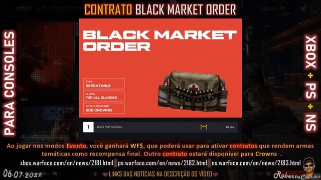 Warface Console - Contratos (Black Market Order) смотреть онлайн