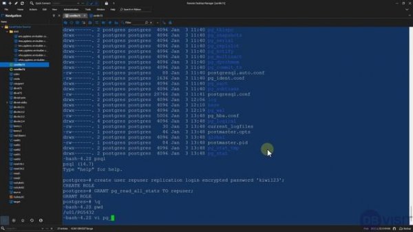 How to create a standby cluster for PostgreSQL using Wal Streaming