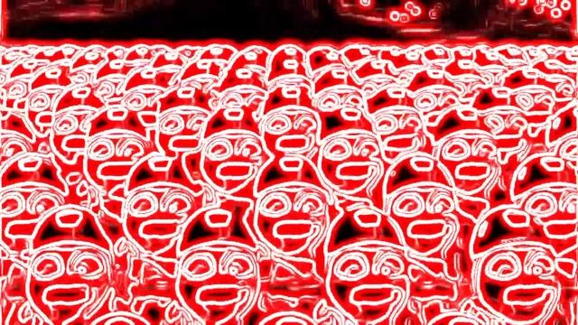 Crazy Frog | Neon Outline | Weird Audio & Visual Effects | ChanowTv