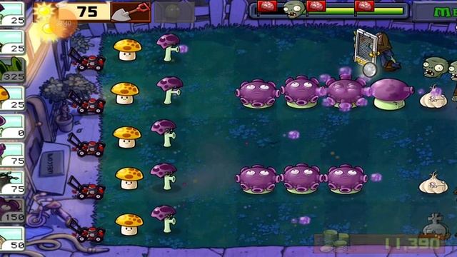 растения против зомби но я использовал чеснок