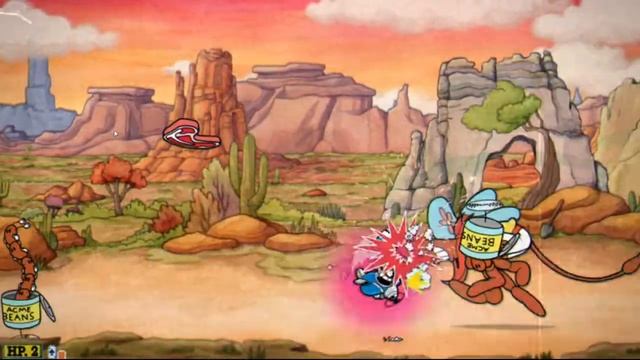 Cuphead DLC Esther Winchester Speedrun 50 Seconds смотреть онлайн
