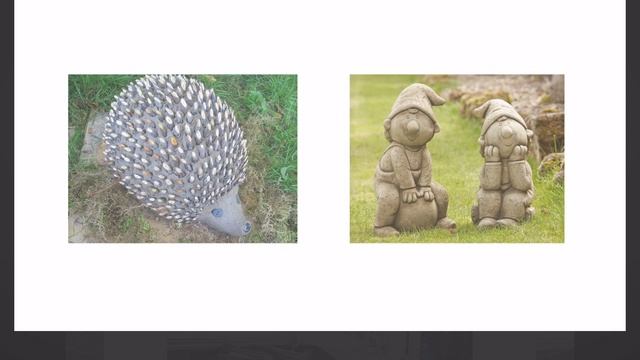 Идеи изделий из цемента смотреть онлайн