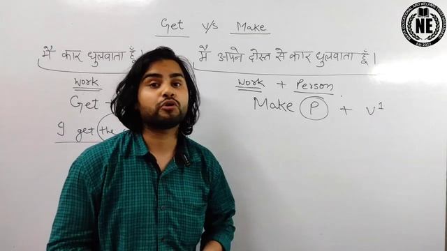 Get & Make | Use of Get & Make in English Grammar | Causative Verbs in English Grammar смотреть онлайн