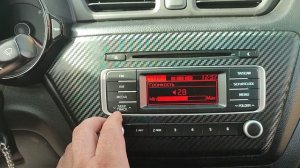 Штатная магнитола Киа Рио3 2016 с блютуз