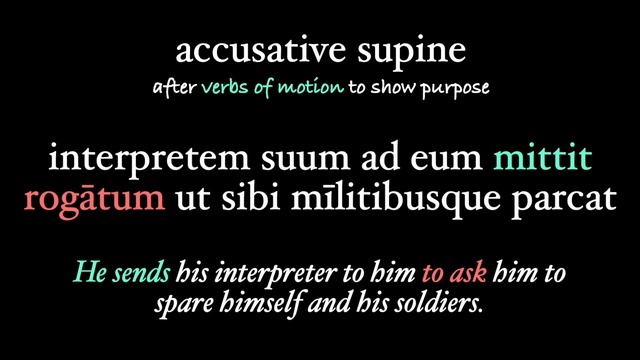 Rule 74: The Accusative Supine смотреть онлайн