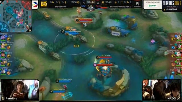 MPL-PH Season 10 Playoffs Blacklist International vs BREN Esports Game 4 смотреть онлайн