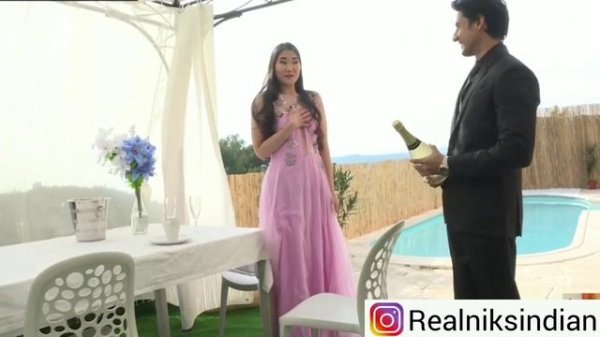 Niks Indian Dancing and Proposing Beautiful Chinese Girl | Niks Indian Official Channel