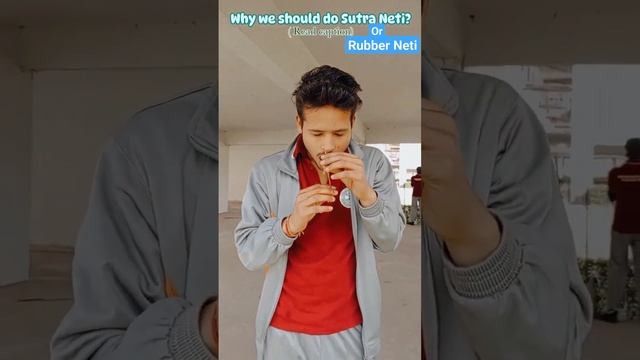 Rubber Neti #shatkarma #sutraneti #purification #kriyayoga #shorys