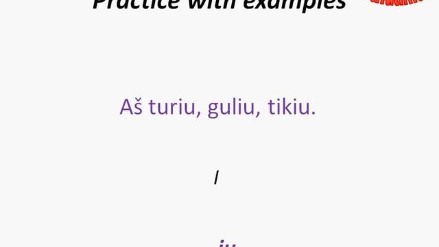 Easy Lithuanian - Present tense Pt. 3/5 смотреть онлайн