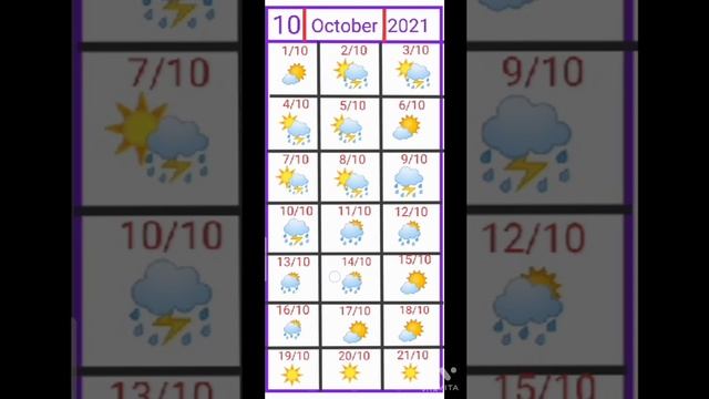 October Monthly weather updates 2021 ☀️🌤️⛅🌧️⛈️. смотреть онлайн