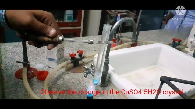 Decomposition(Heating) of Copper(II) Sulfate Pentahydrate (CuSO4.5H2O)l chemistry By Pawan Solanki🔥 смотреть онлайн