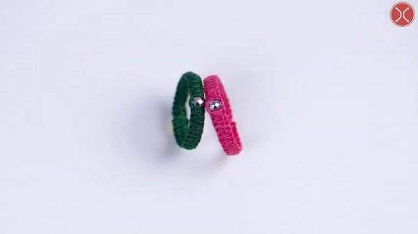 Macrame tutorial: Easy Macrame Ring Tutorial