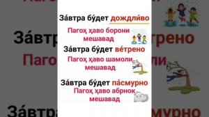 Ибораҳои лозимии забони руси барои гуфтугу қисми 1// ОМУЗИШИ ЗАБОНИ РУСИ БО ЛУТФУЛЛО ЭЛМУРОДОВ