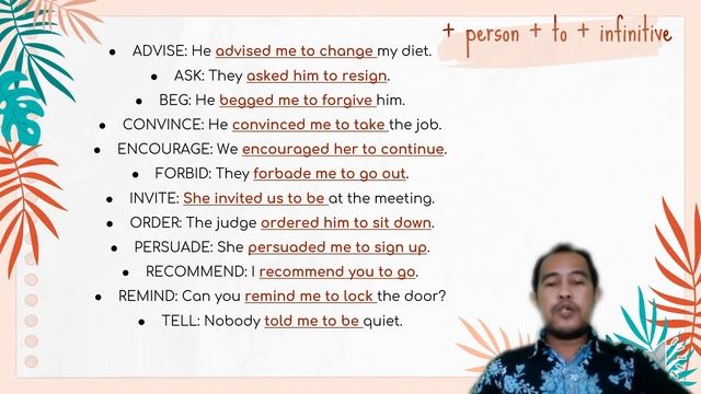 English Lesson: Reporting Verbs