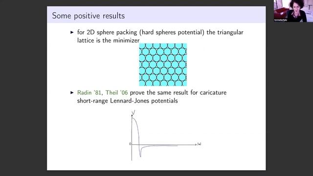From superconductors to Coulomb gases: crystallization questions - Sylvia Serfaty смотреть онлайн
