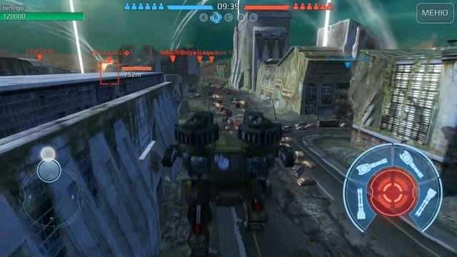 Идём в наглую на врага на роботе Natasha | War Robots | Belka Games | Pixonic