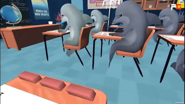 Aquatic Classroom Indie Gameplay смотреть онлайн