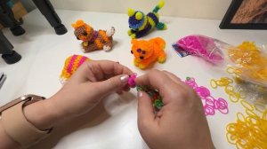 Лумигуруми кот из резиночек/Loomigurumi Cat from Rainbow Loom bands/Как сплести кота из резинок