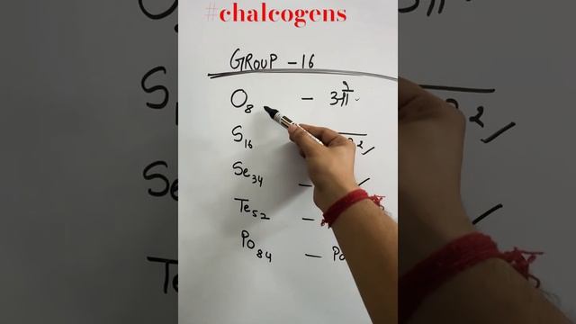 Short trick to Learn group 16 elements #chalcogens #short смотреть онлайн