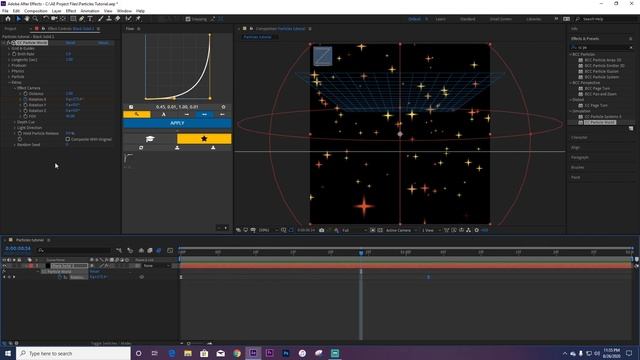 After Effects CC Particle World Tutorial (Star Particles) смотреть онлайн