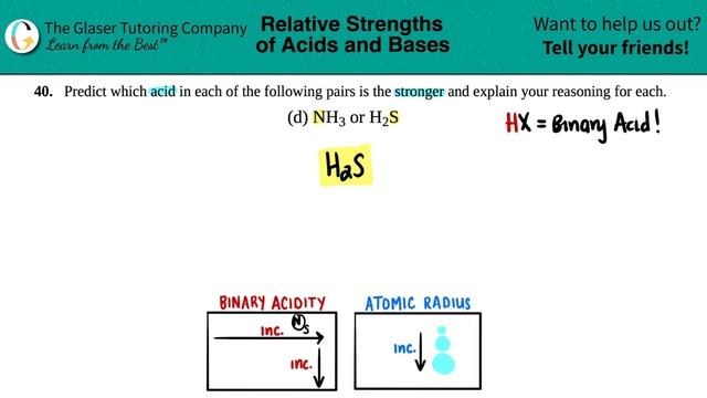 14.40d | Which acid is stronger? NH3 or H2S смотреть онлайн