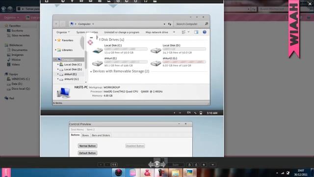 Temas para chicos, cursor rosa y tema para chicas смотреть онлайн