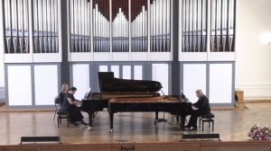 Татьяна Зимина, Наталья Корепина. И. Брамс. Соната f-moll для двух фортепиано Ор.34b. I часть.