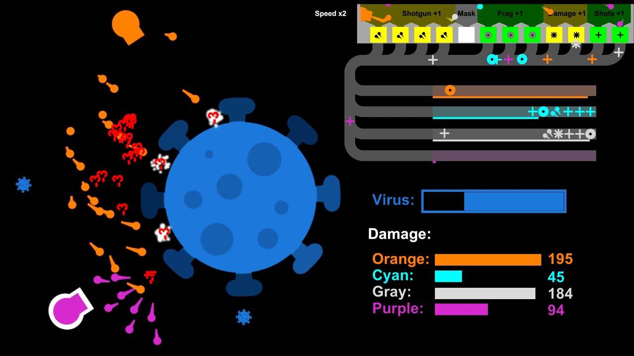 60. Шарики: Разрушение вируса Ч.2 | Marble: Destroy the VIRUS P.2 | Кто победит? смотреть онлайн