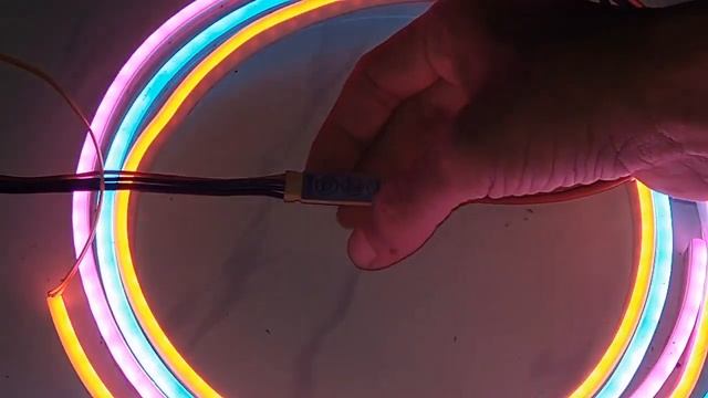 Animate neon flex light with 12vdc mini common anode rgb controller for dimming, blinking, flashing смотреть онлайн