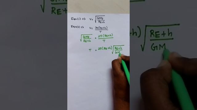 Velocity and time period of the satellite | Unit 6 Gravitation | 11 Physics Samacheer kalvi. смотреть онлайн