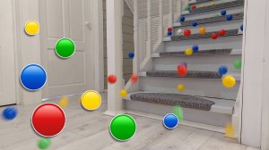 Залипательное видео - много шариков катятся с лестницы / Домашний Marble Run ASMR