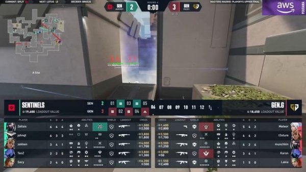 Gen.G vs Sentinels | Карта 1 | VALORANT Champions Tour 2024: Masters Madrid